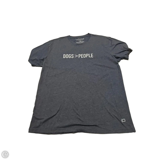 Top Short Sleeve By Cmf In Navy, Size: Xl