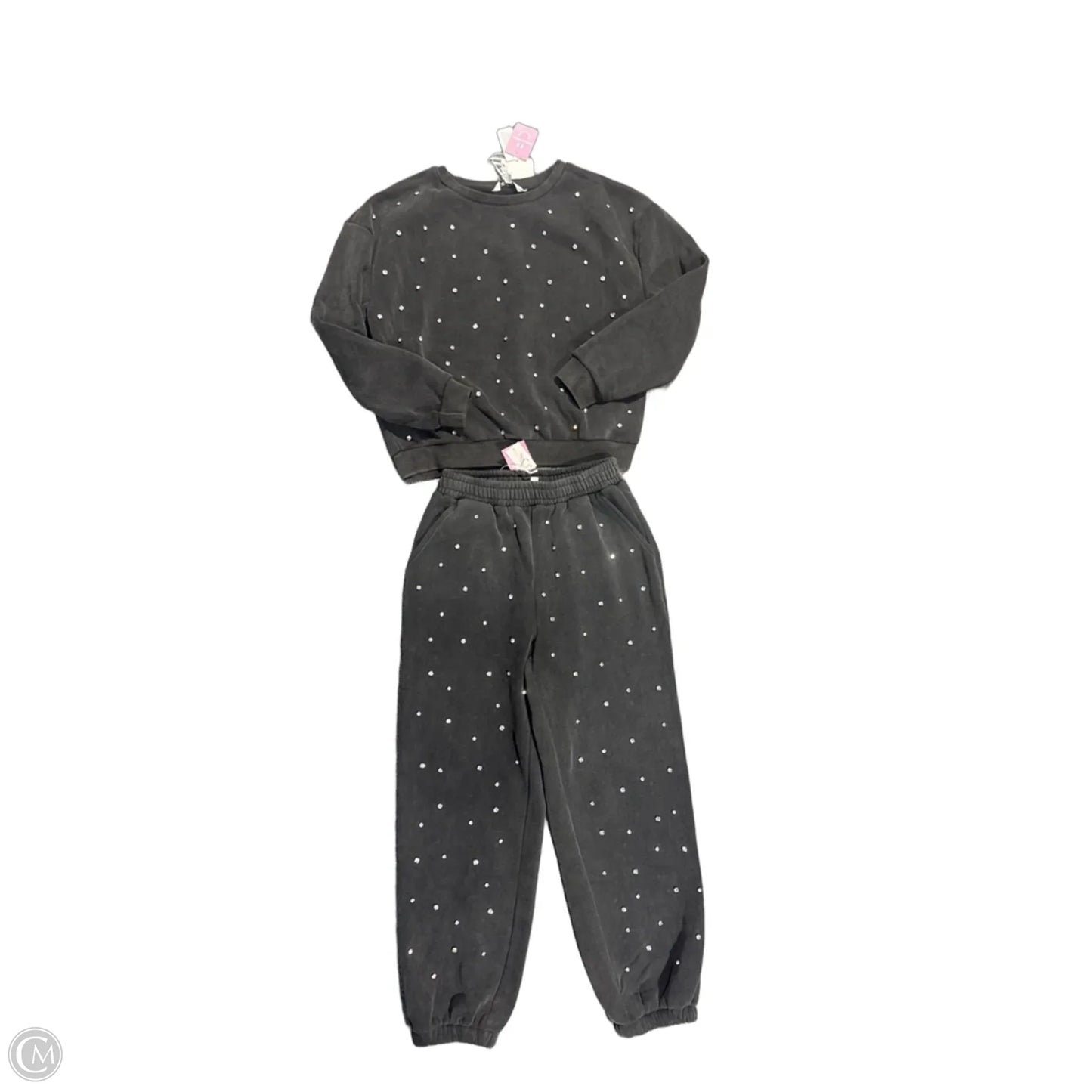 Pants Set 2pc By Davi & Dani In Grey, Size: S