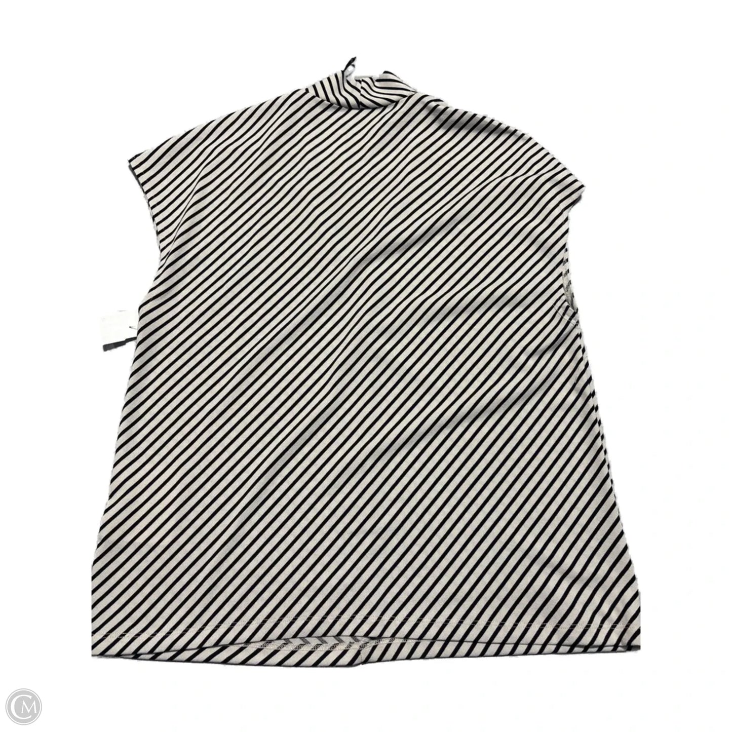 Top Sleeveless Basic By H&m In Striped Pattern, Size: S