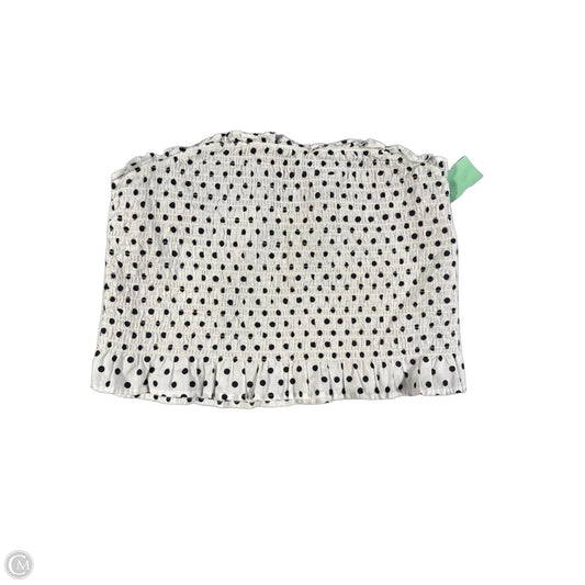 Top Sleeveless By Old Navy In Black & White, Size: L
