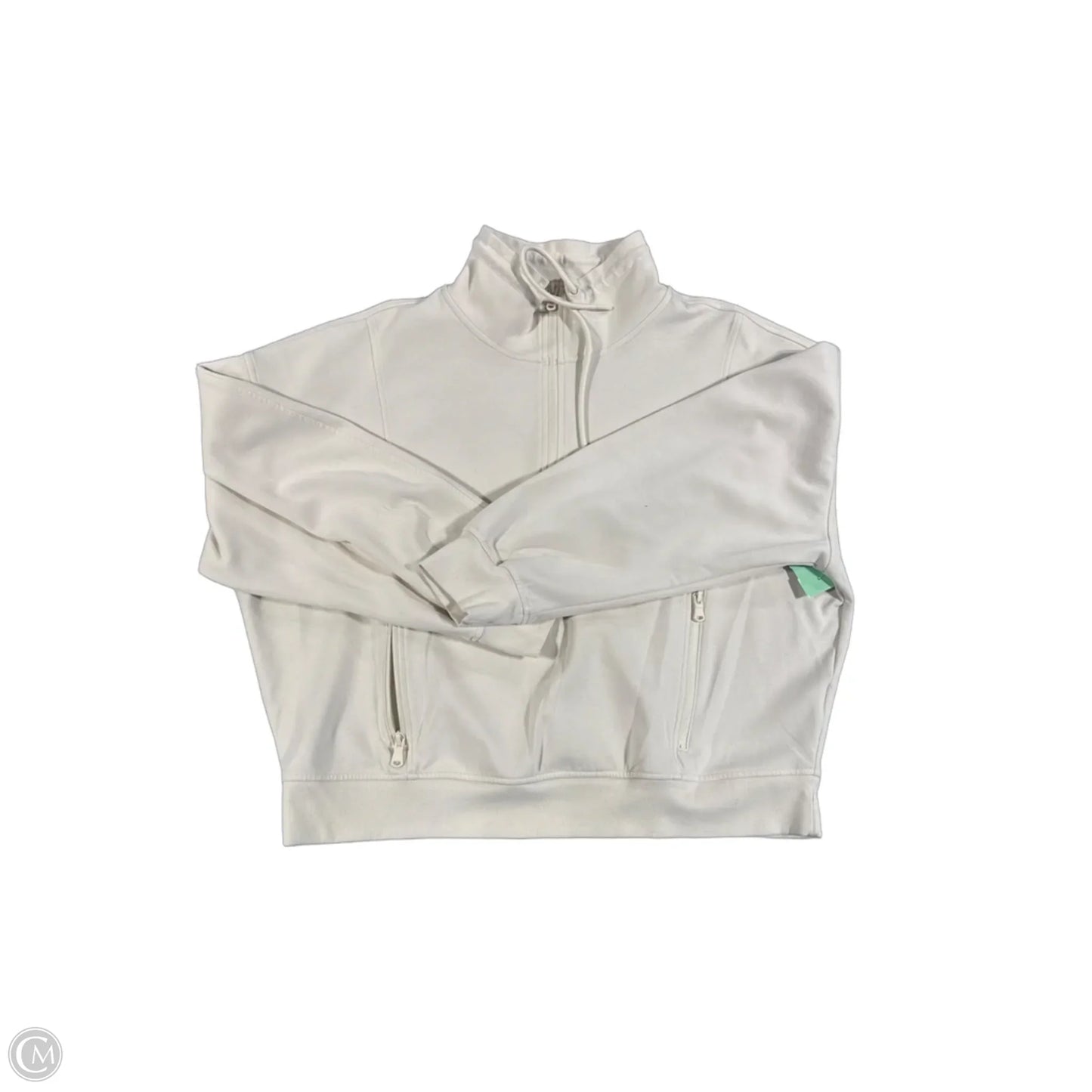 Athletic Sweatshirt Collar By Old Navy In Cream, Size: Xl