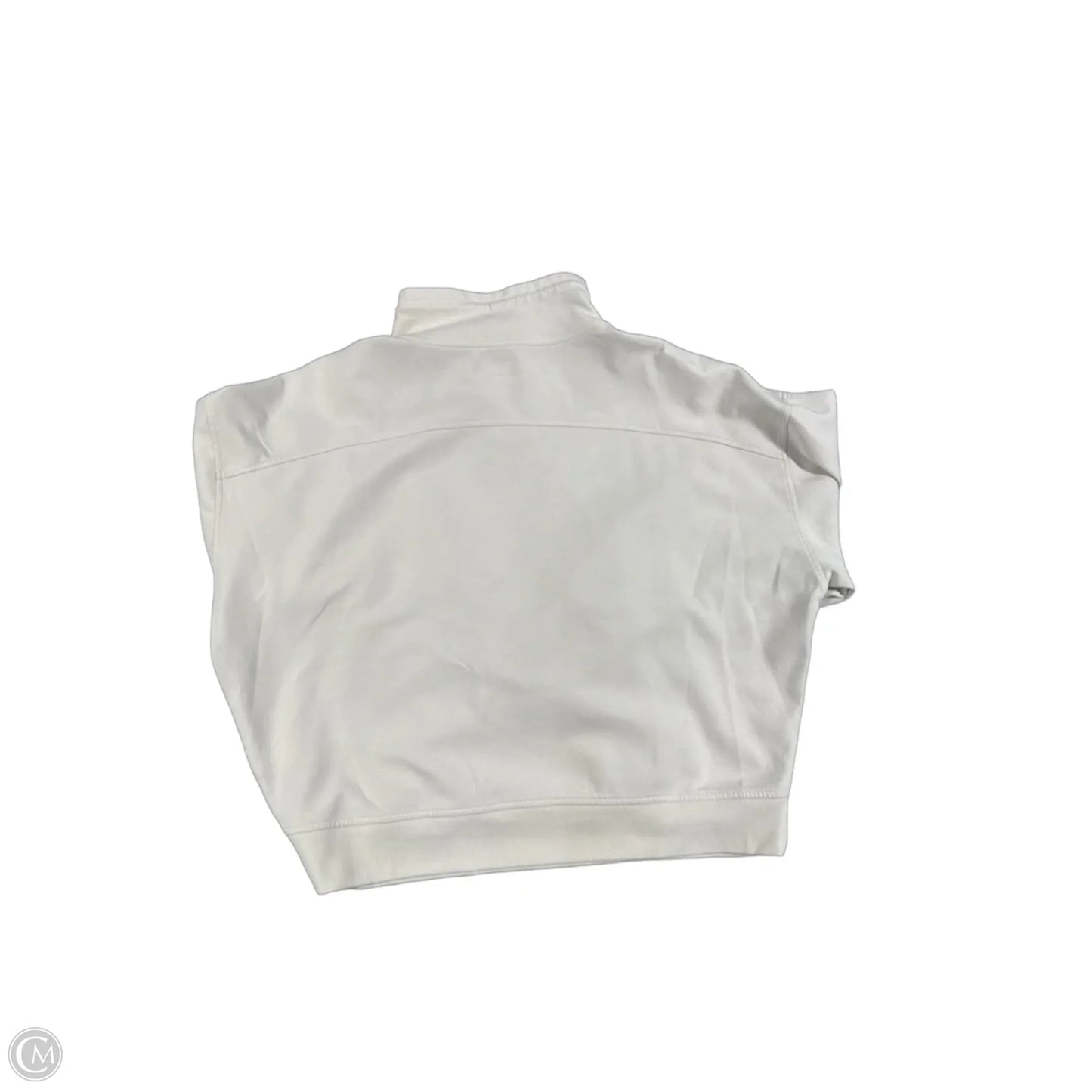 Athletic Sweatshirt Collar By Old Navy In Cream, Size: Xl