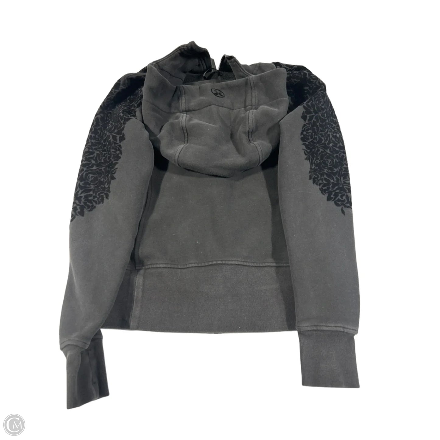 Athletic Jacket By Lululemon In Black, Size: 6