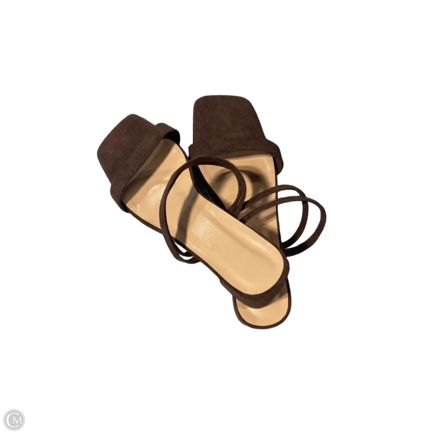 Shoes Heels Block By Cmc In Brown, Size: 10.5