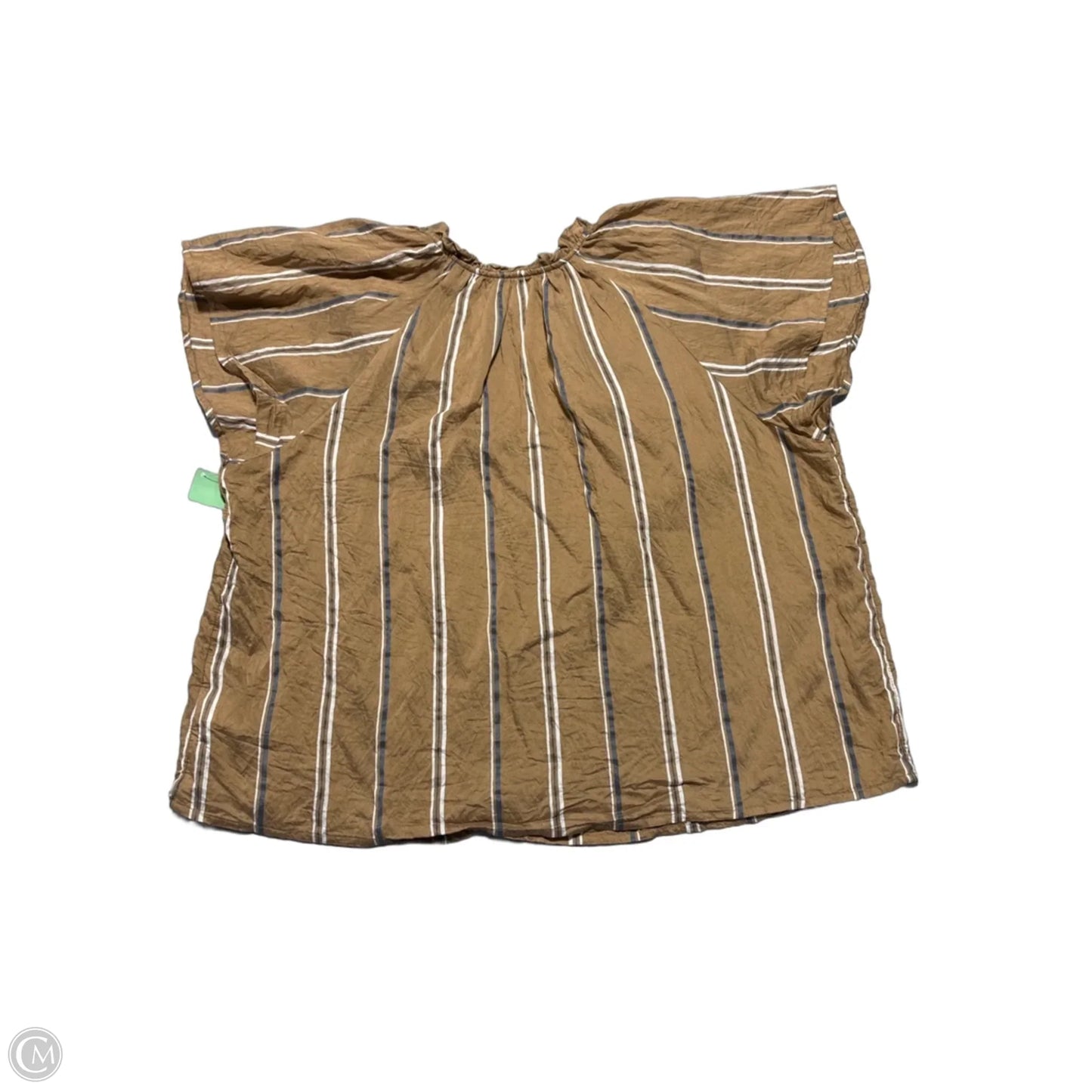Top Short Sleeve By Gap In Brown, Size: L