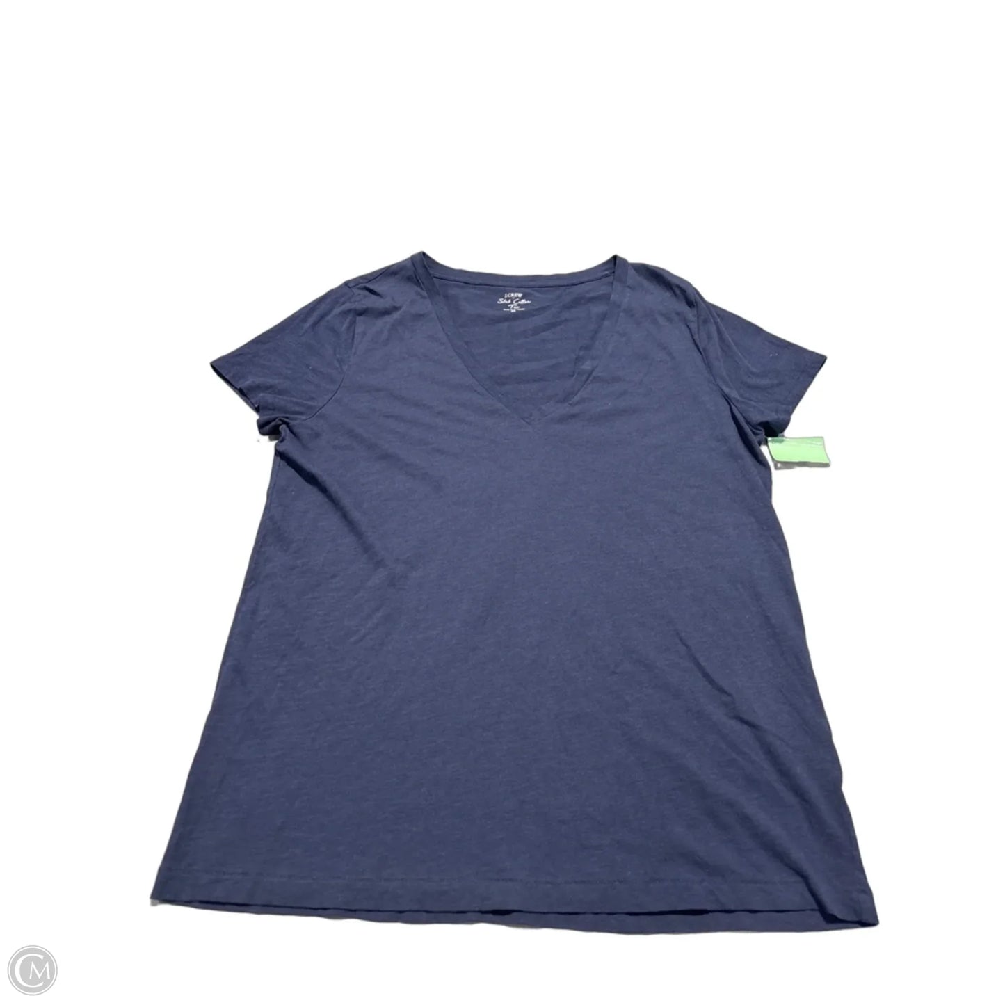 Top Short Sleeve By J. Crew In Navy, Size: Xl