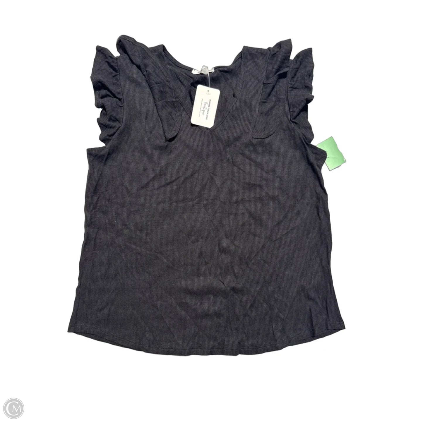 Top Short Sleeve By Bombom In Black, Size: M
