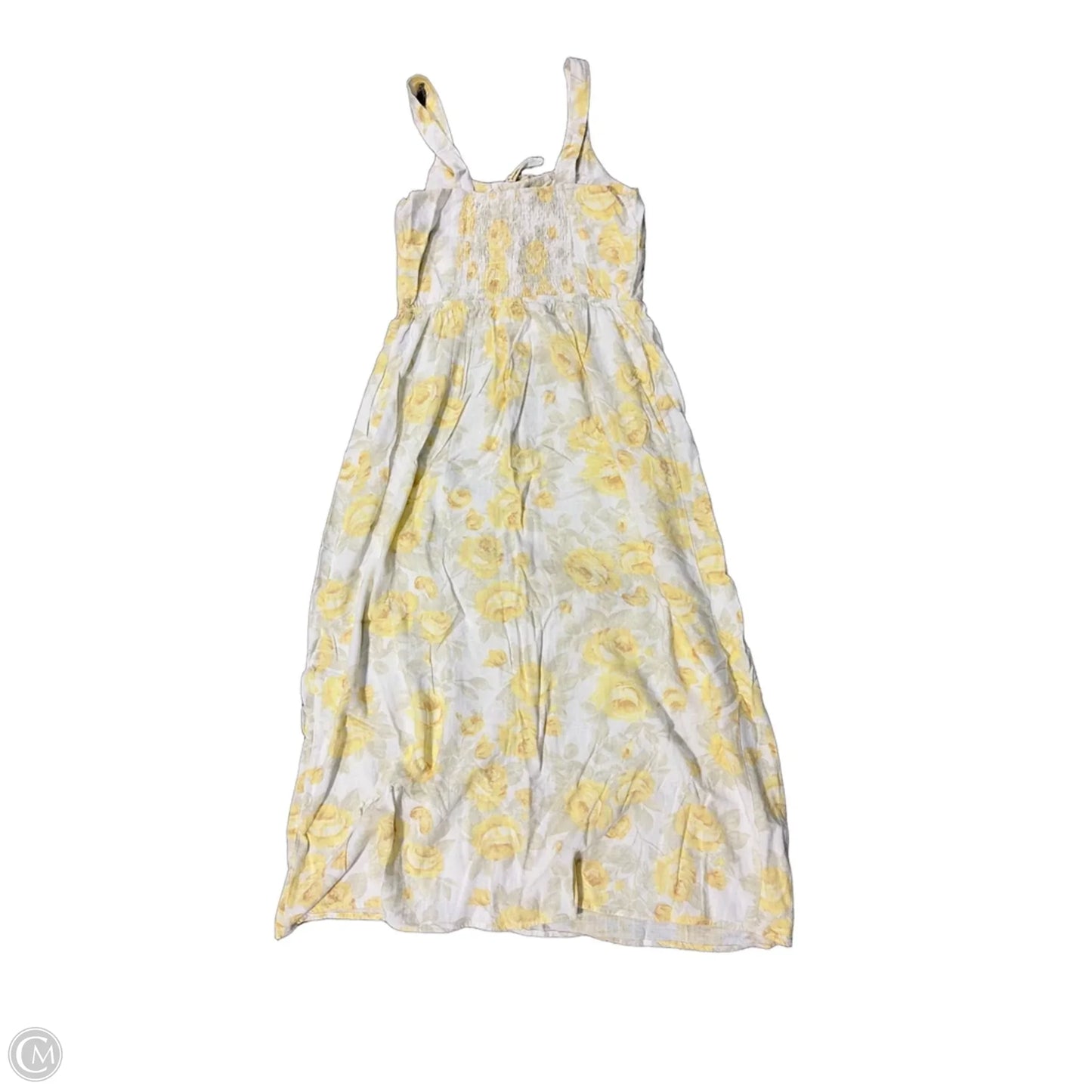 Dress Casual Midi By Monteau In Yellow, Size: S
