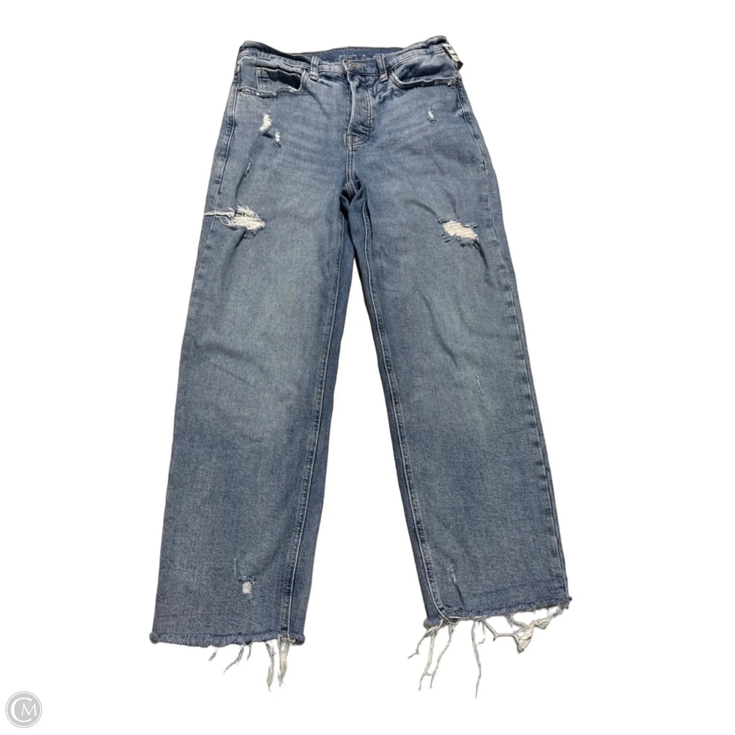 Jeans Straight By Old Navy In Blue Denim, Size: 8