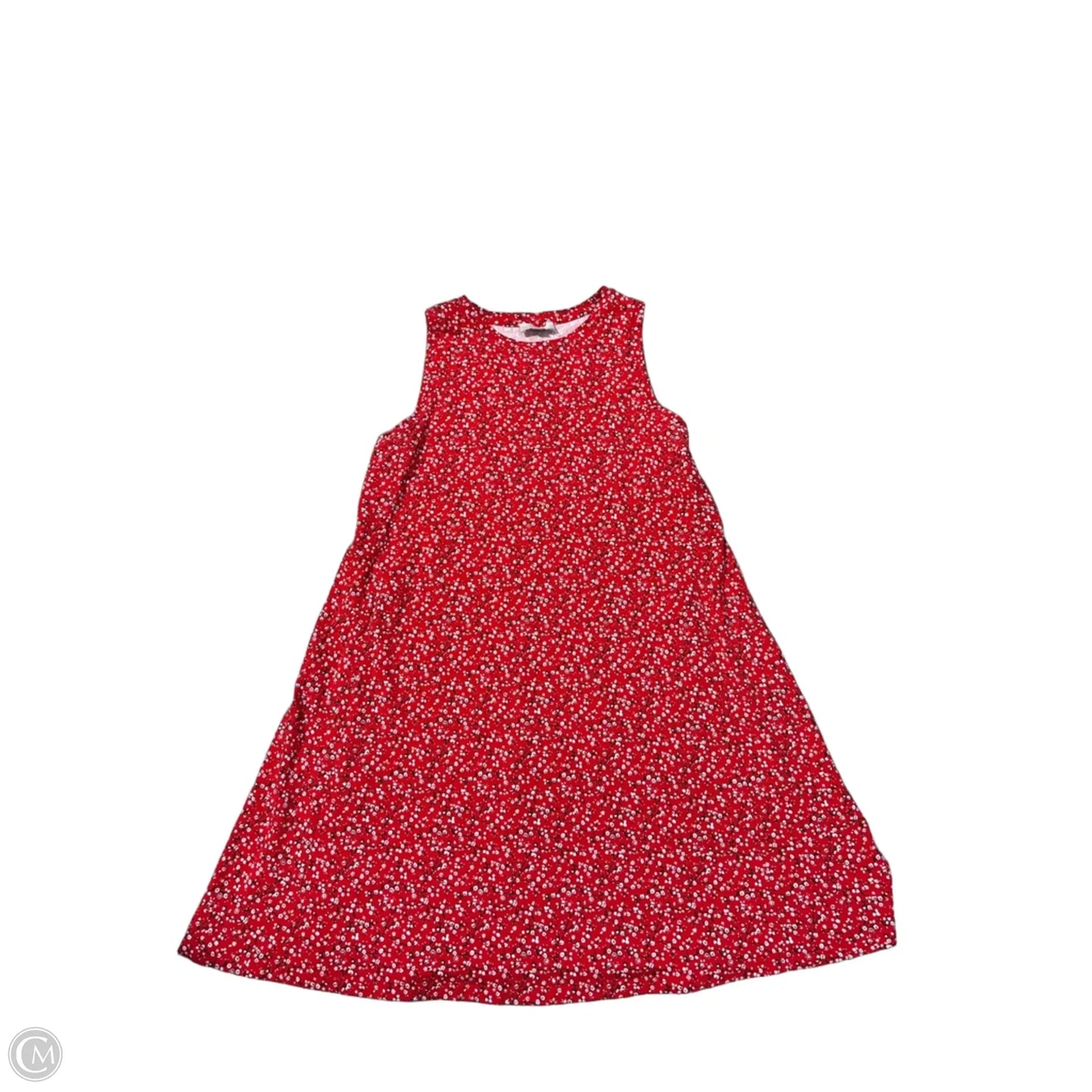 Dress Casual Midi By Loft In Red, Size: M