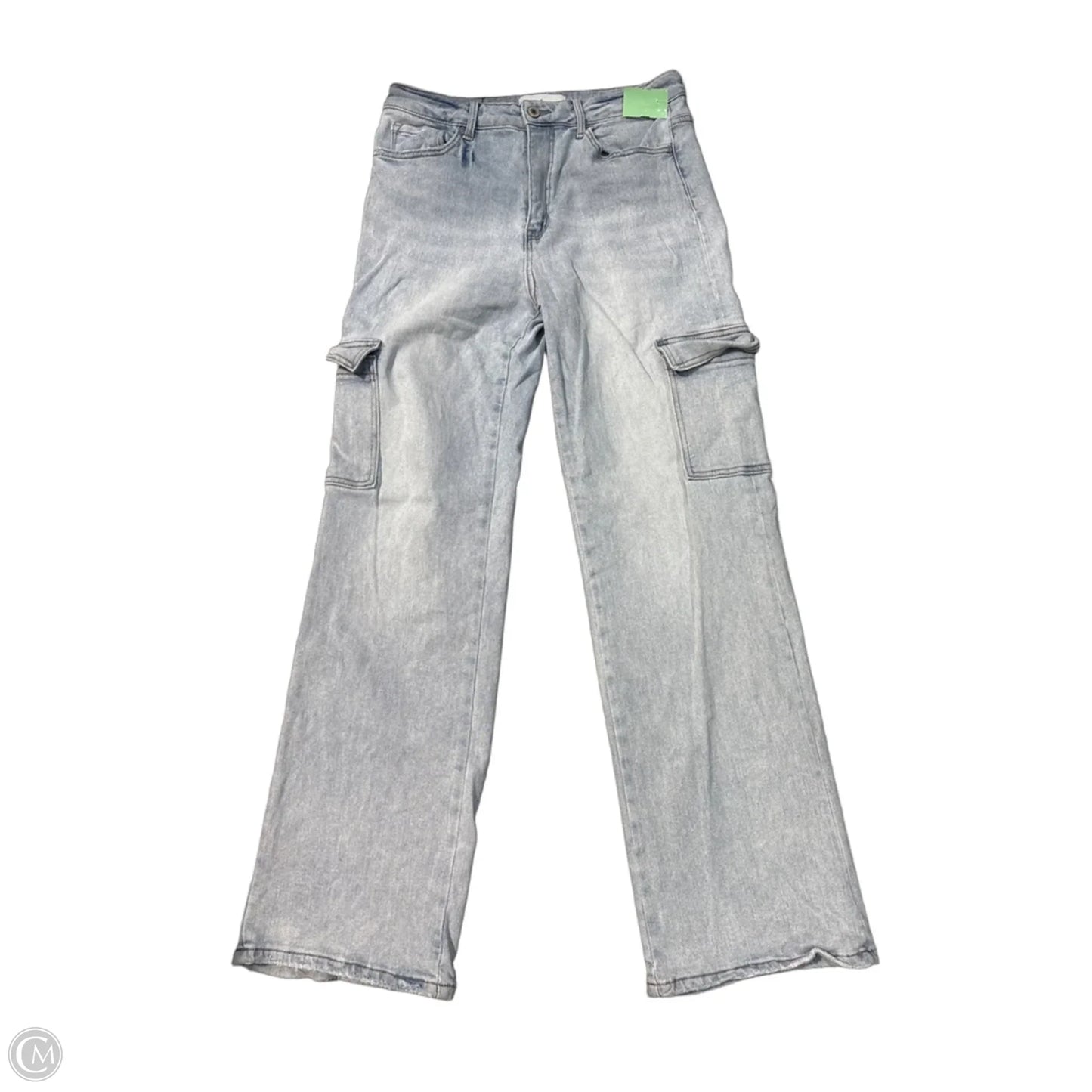 Jeans Wide Leg By Vervet In Blue Denim, Size: 8