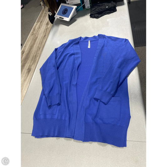 Cardigan By Leo And Nicole In Blue, Size: L