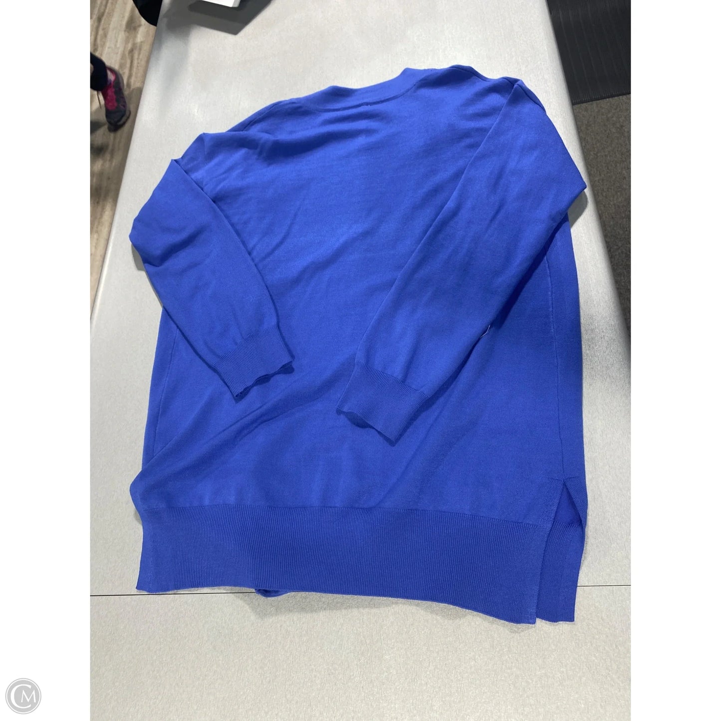Cardigan By Leo And Nicole In Blue, Size: L