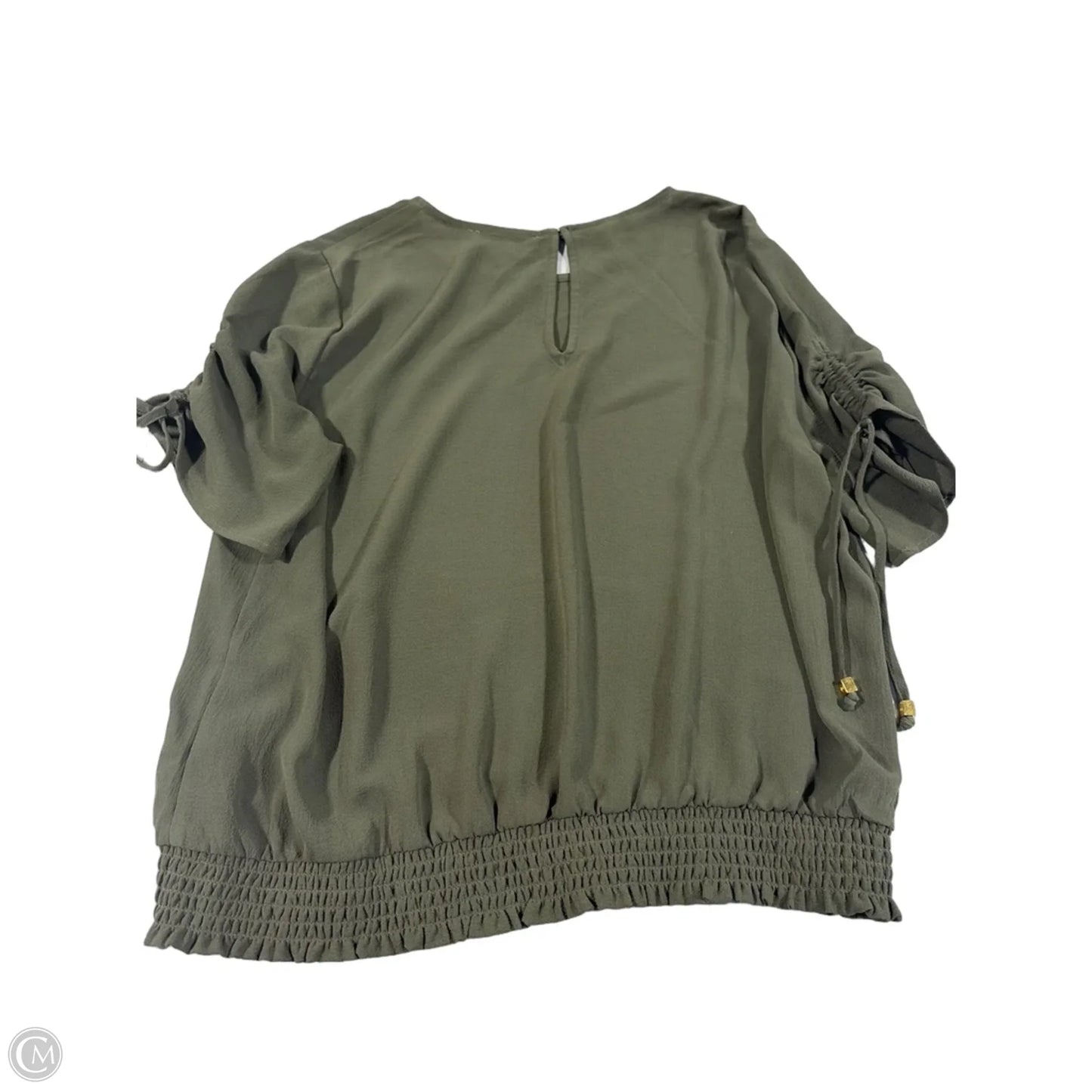Top Short Sleeve By Michael By Michael Kors In Green, Size: L