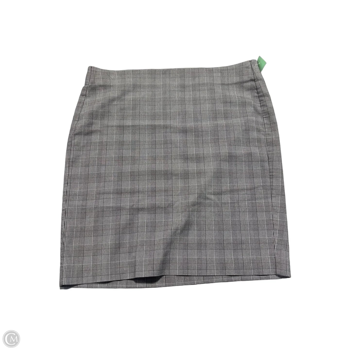 Skirt Midi By Elle In Plaid Pattern, Size: L