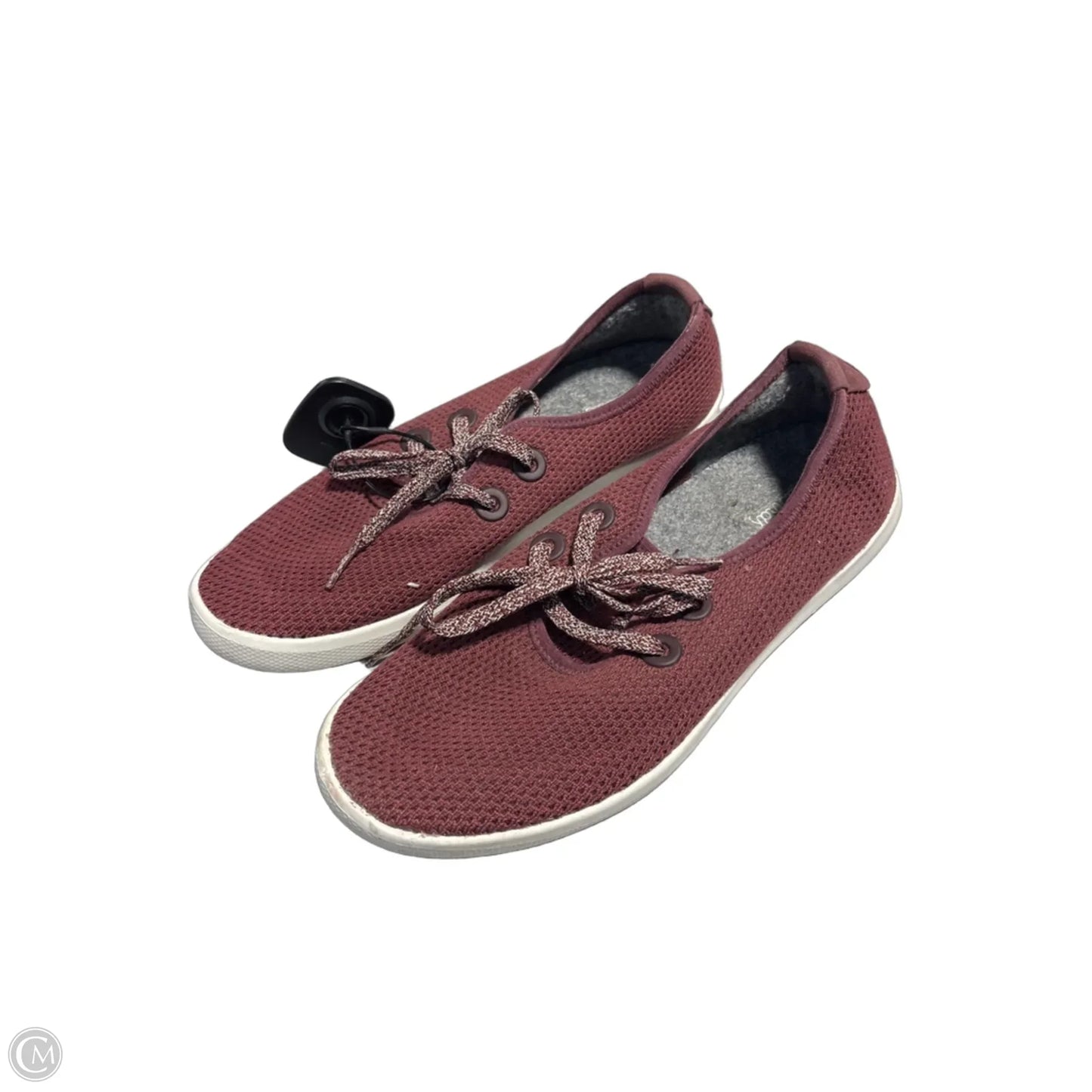 Shoes Flats By Allbirds In Maroon, Size: 9