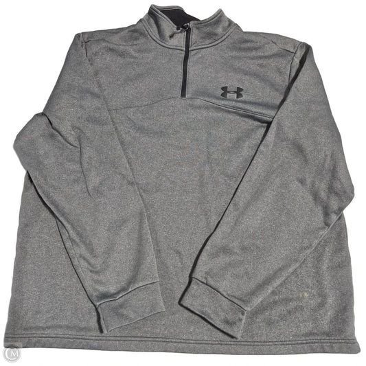 Sweatshirt Collar By Under Armour In Grey, Size: Xxl