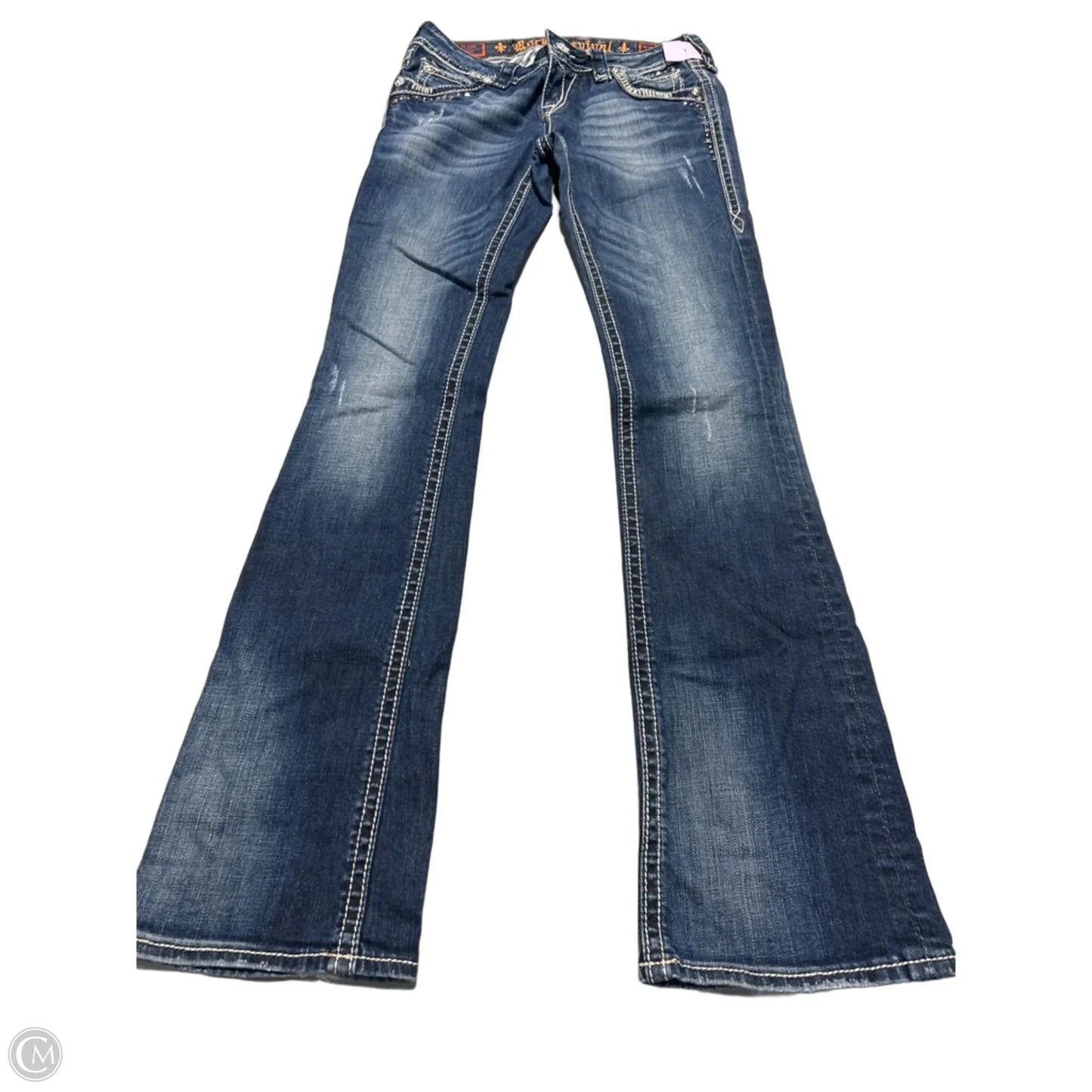 Jeans Boot Cut By Rock Revival In Blue, Size: 2