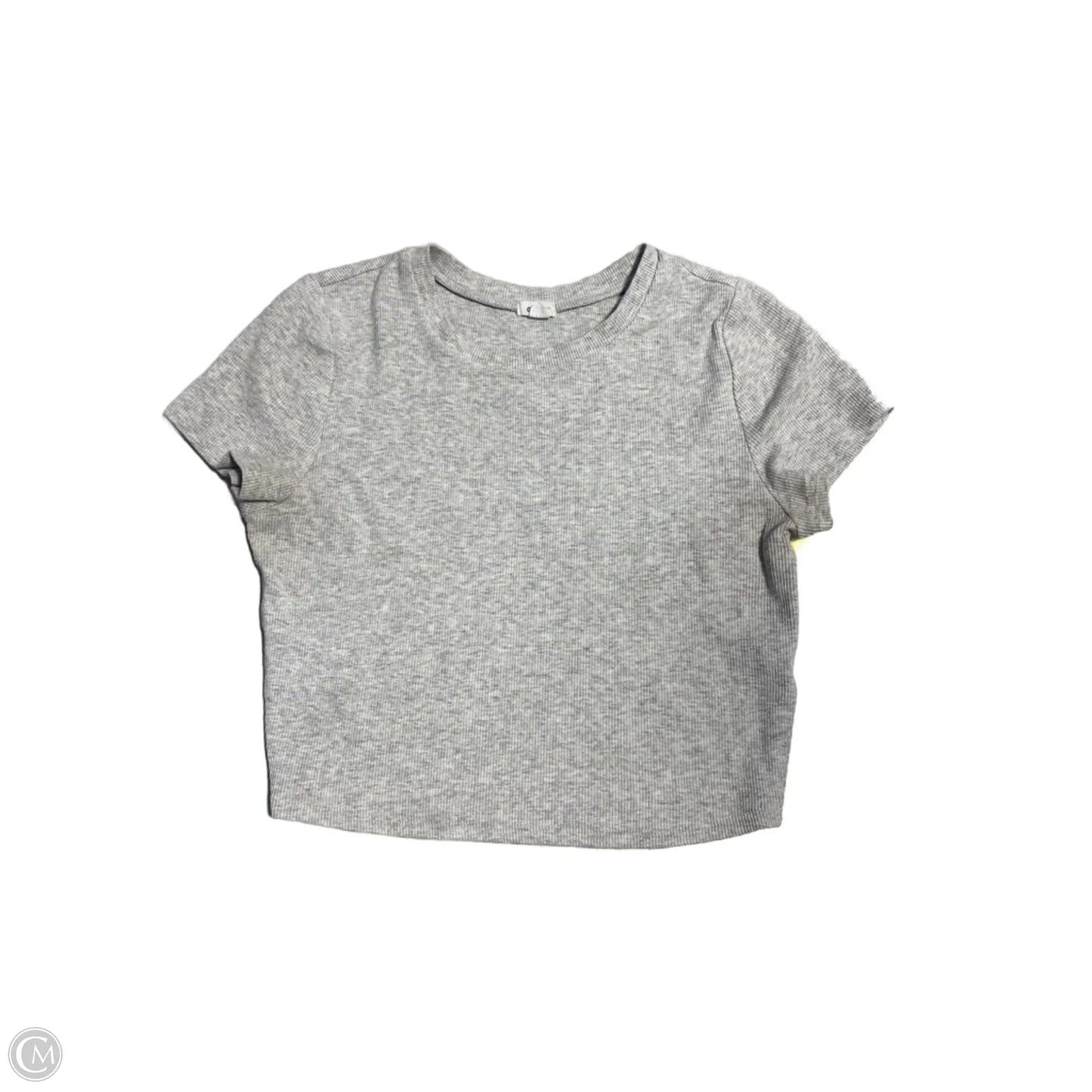 Top Short Sleeve By Garage In Grey, Size: M