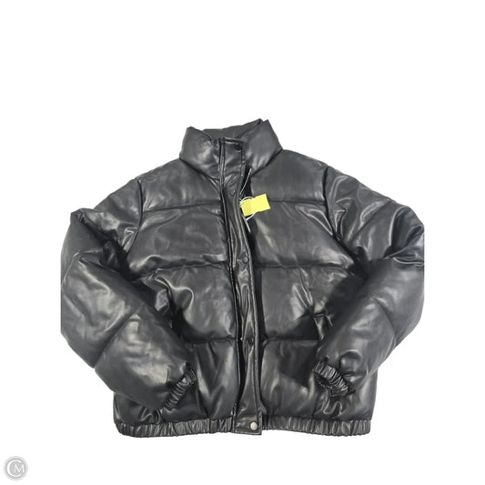 Coat Puffer & Quilted By Ci Sono In Black, Size: L