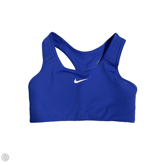 Athletic Bra By Nike In Blue, Size: Xs