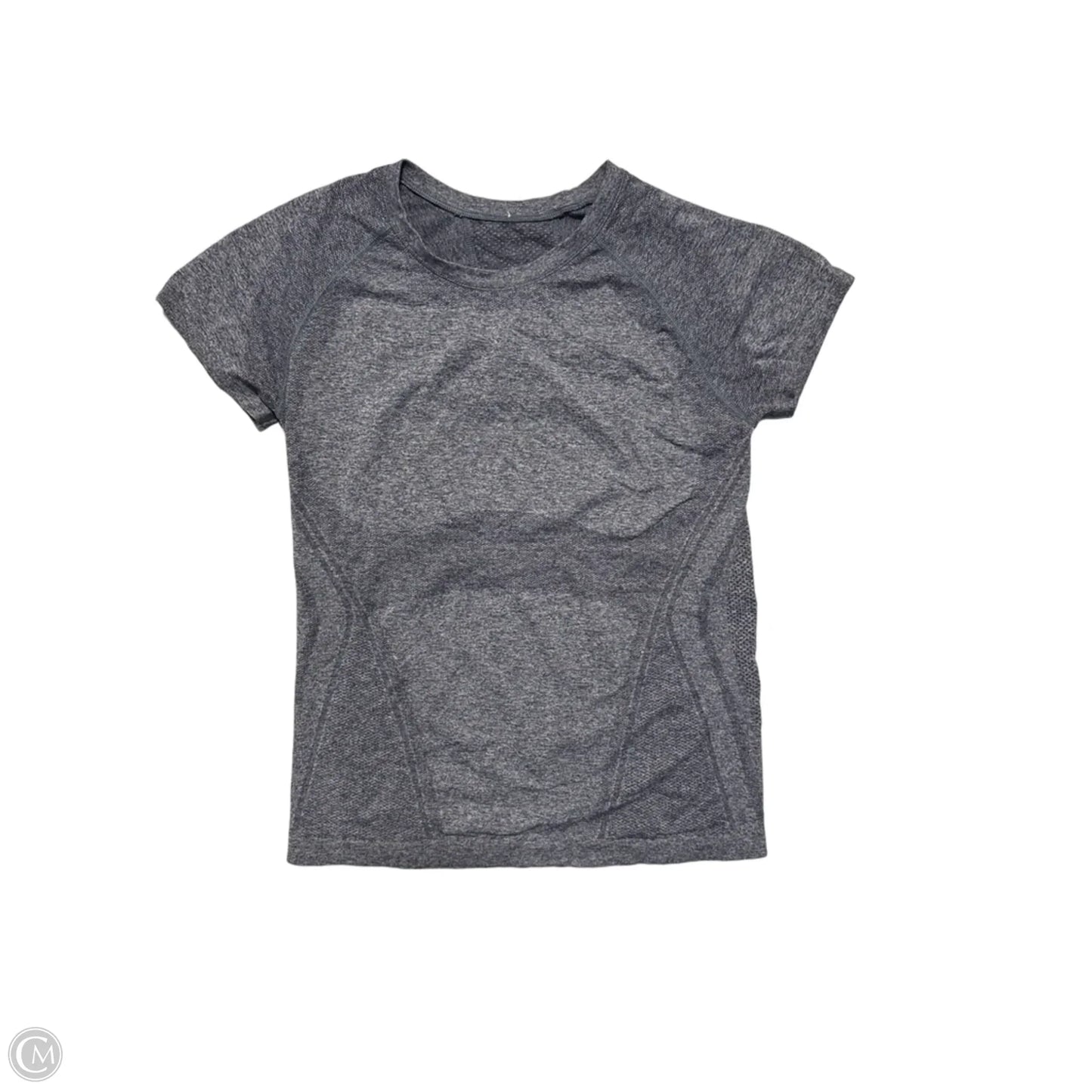 Athletic Top Short Sleeve By Cme In Grey, Size: Xl