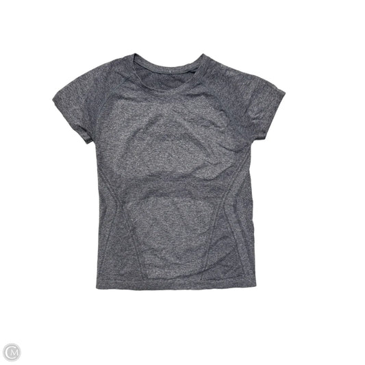 Athletic Top Short Sleeve By Cme In Grey, Size: Xl