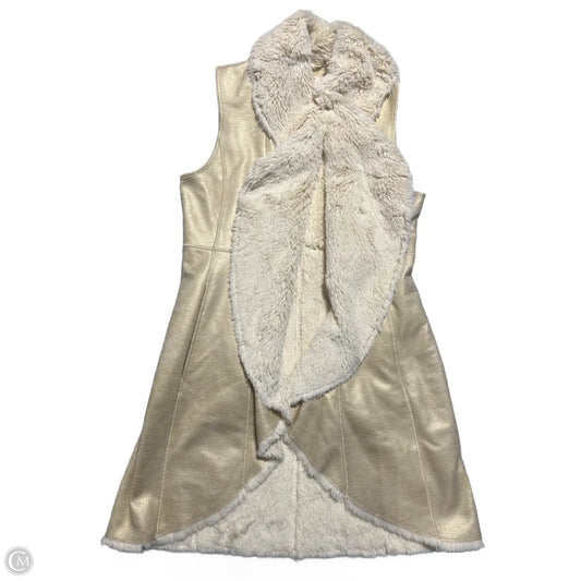 Vest Faux Fur & Sherpa By Eliza J In Cream, Size: Xs
