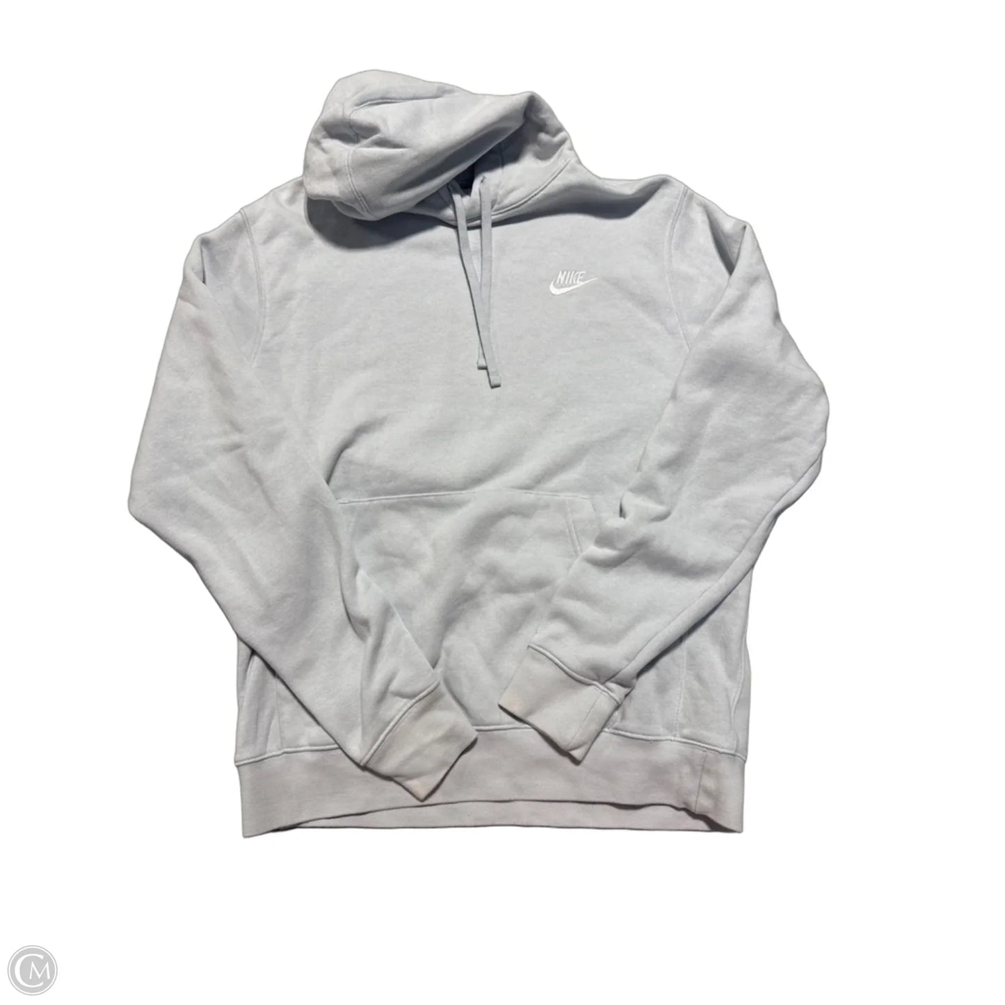Sweatshirt Hoodie By Nike In Blue, Size: M