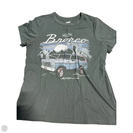 Top Short Sleeve By Cme In Green, Size: S