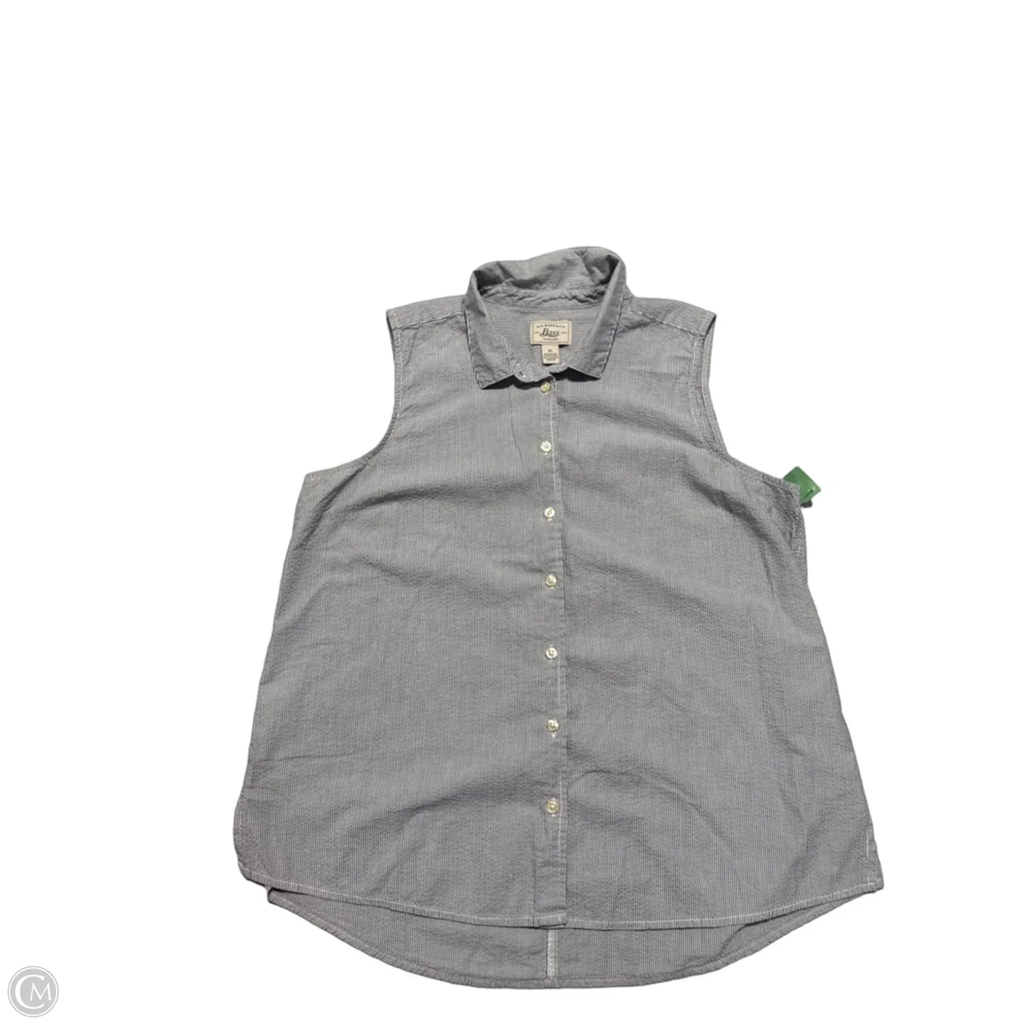 Tank Top By Bass In Blue, Size: L