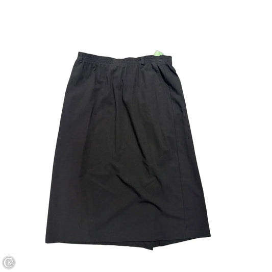 Skirt Maxi By Alfred Dunner In Black, Size: Xl