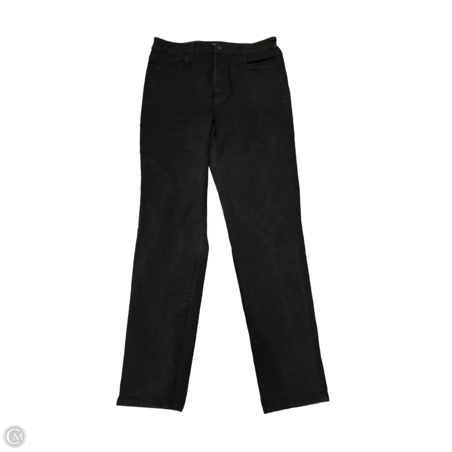 Jeans Skinny By American Eagle In Black Denim, Size: 8