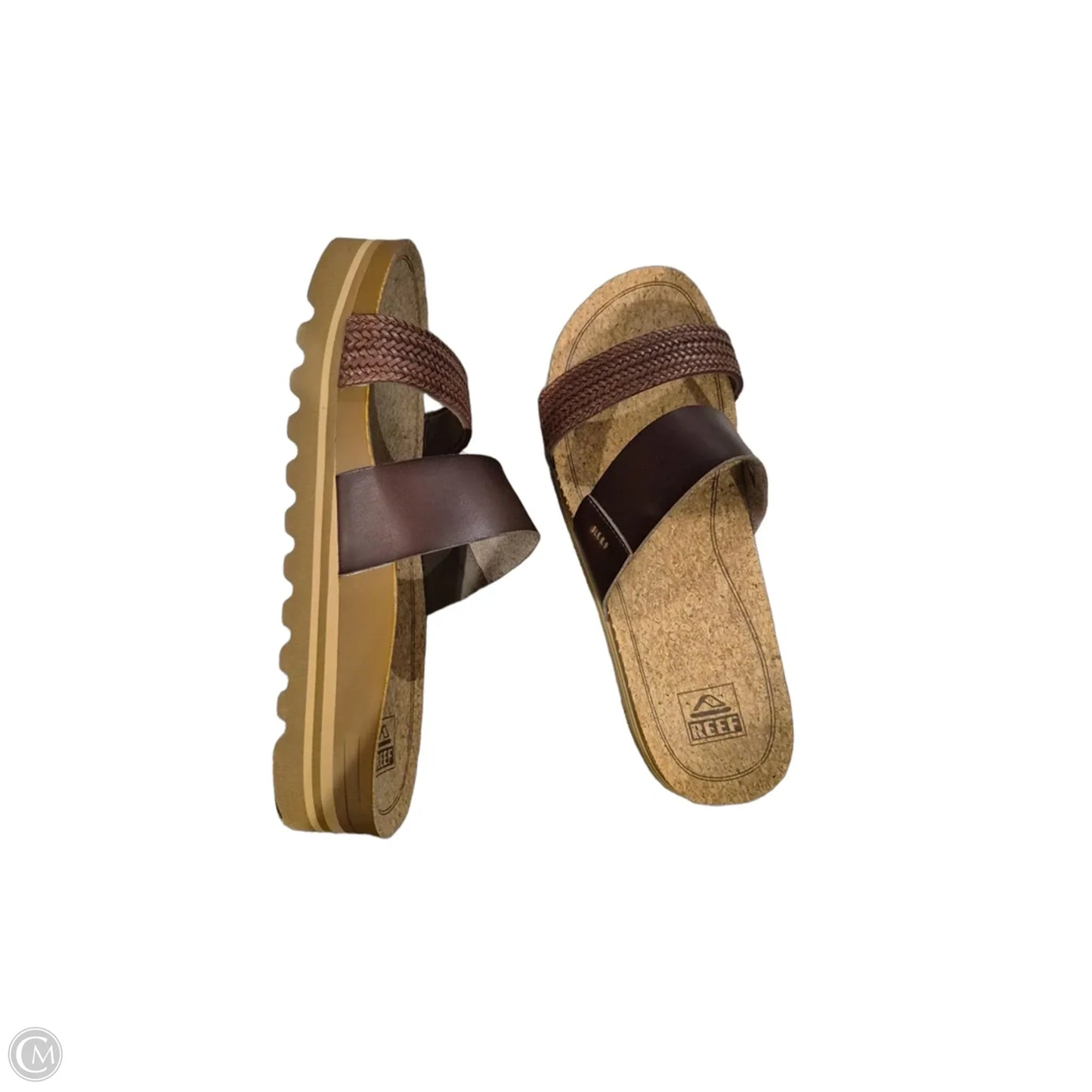 Sandals Flats By Reef In Brown, Size: 11