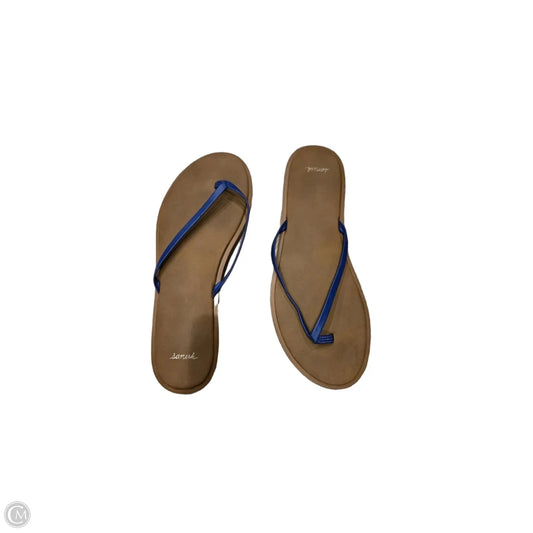 Sandals Flip Flops By Cme In Blue, Size: 11