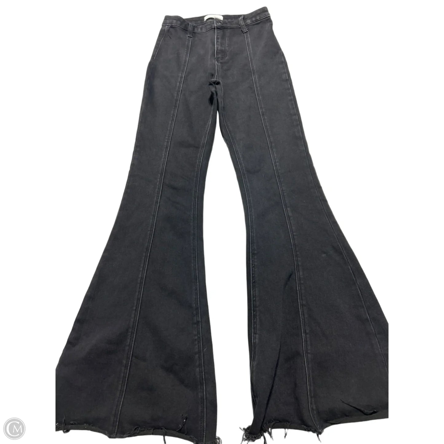 Jeans Boot Cut By Vervet In Black Denim, Size: 4
