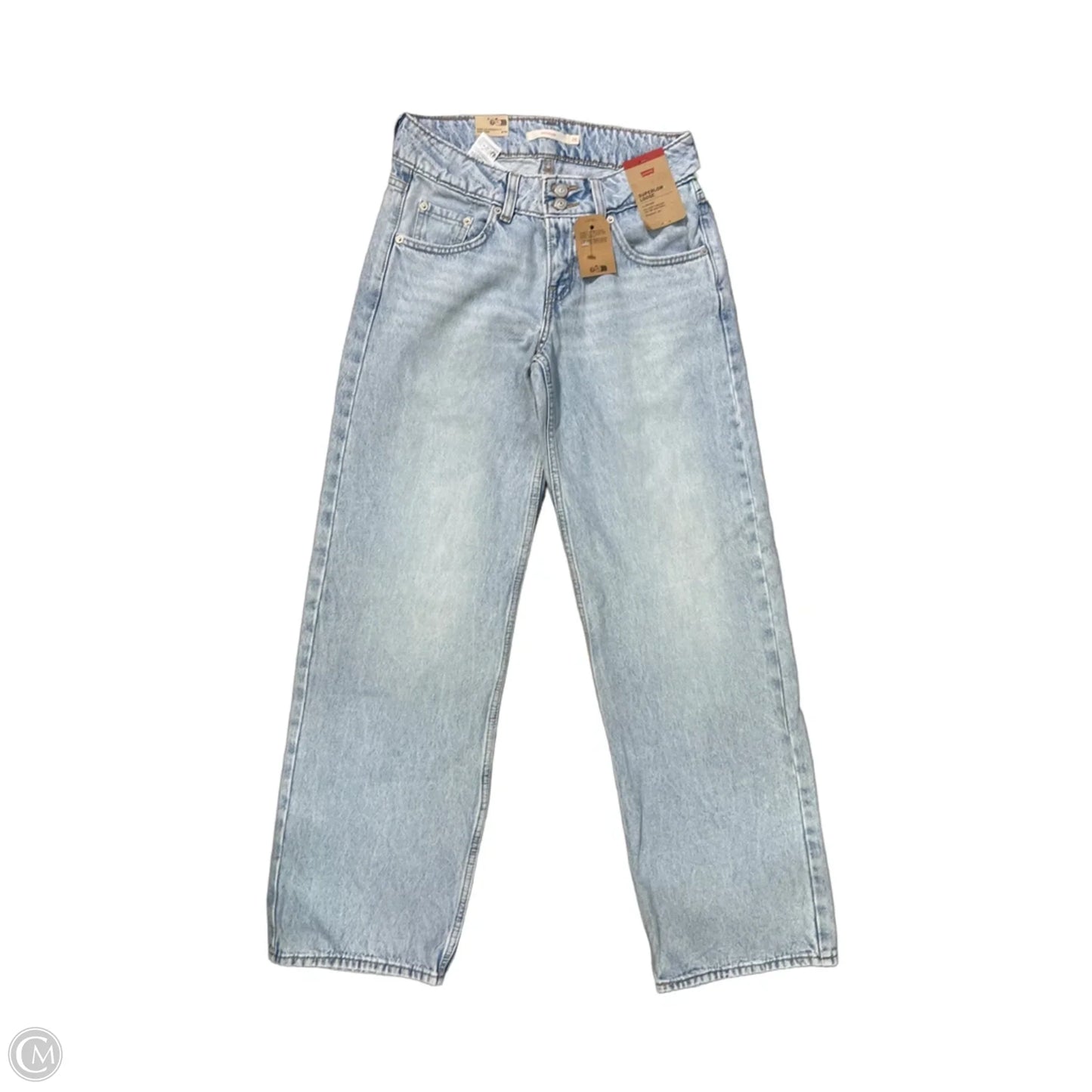 Jeans Wide Leg By Levis In Blue Denim, Size: 2