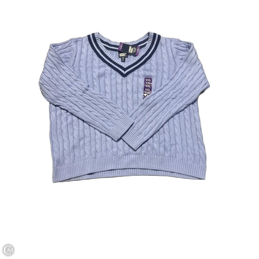 Sweater By Lands End In Blue, Size: Xxl