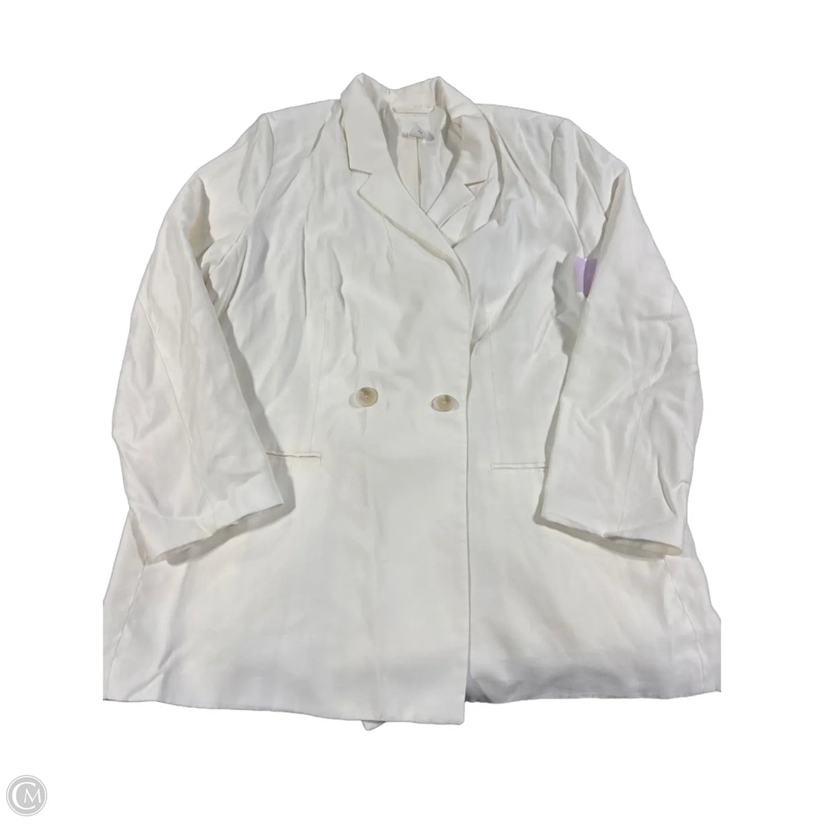 Blazer By H&m In White, Size: L