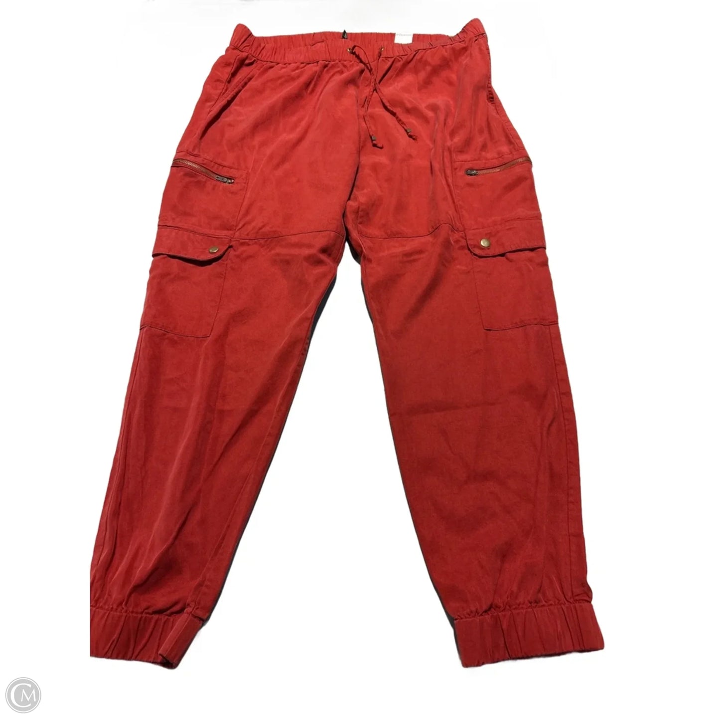 Pants Joggers By Banana Republic In Red, Size: L