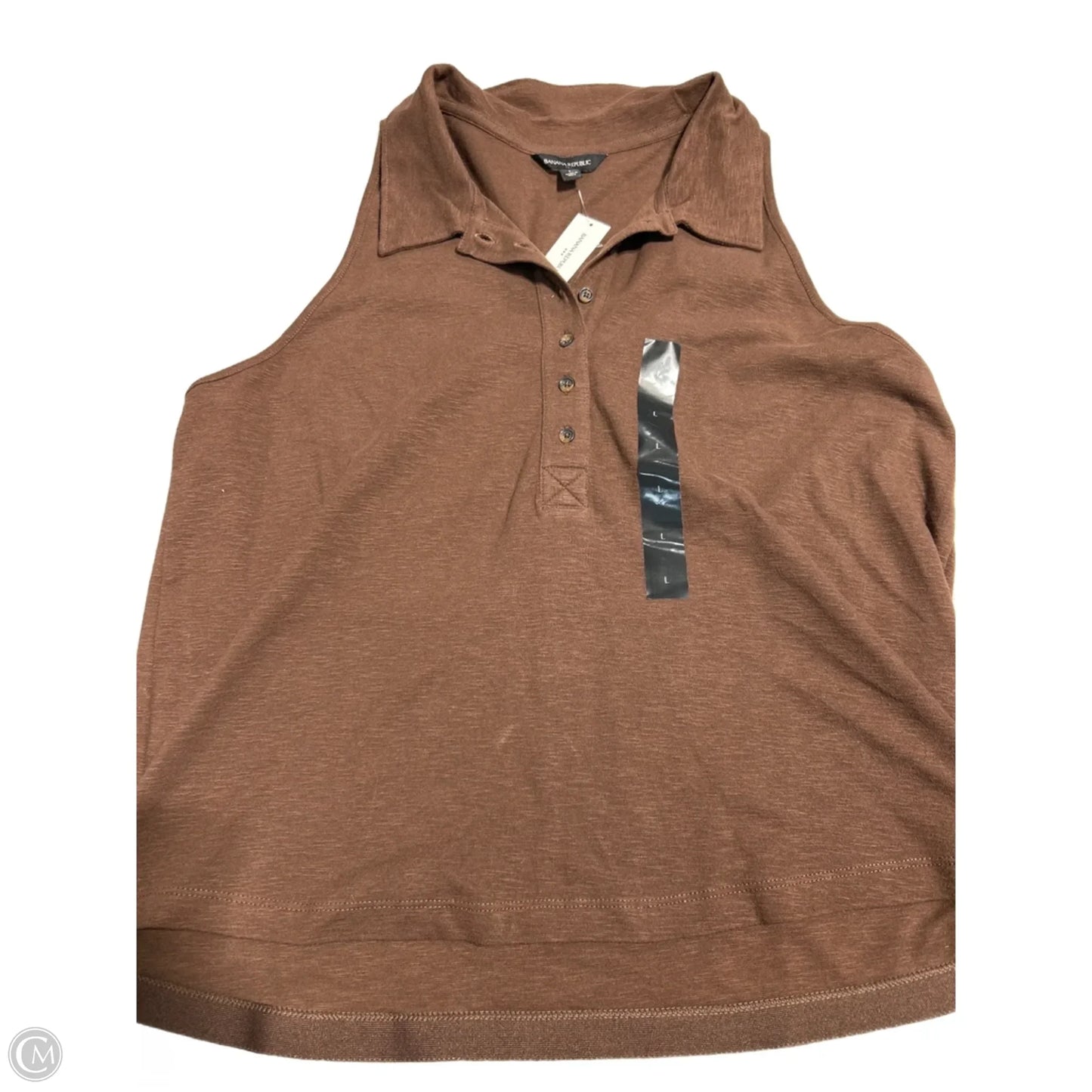 Tank Top By Banana Republic In Brown, Size: L