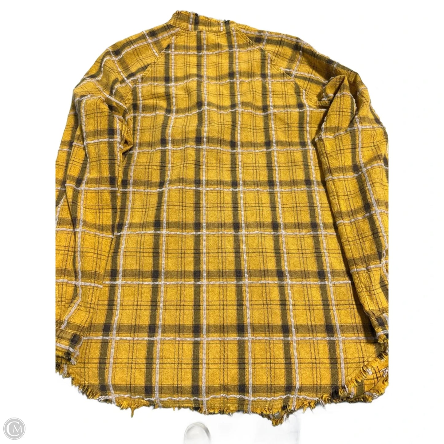 Top Long Sleeve By Mystree In Yellow, Size: M