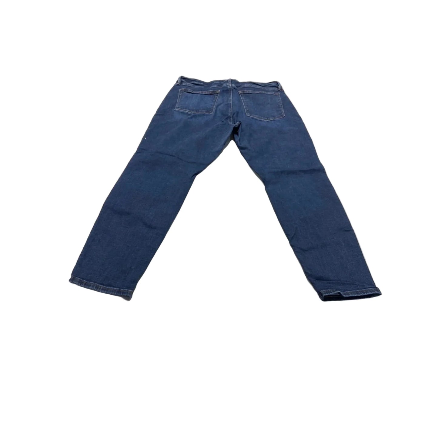 Jeans Skinny By Loft In Blue Denim, Size: 16