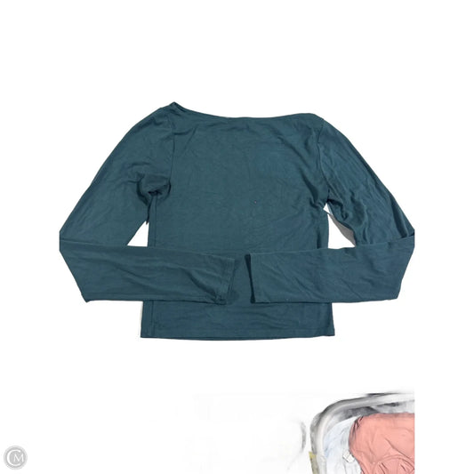 Top Long Sleeve By Antistar In Teal, Size: S