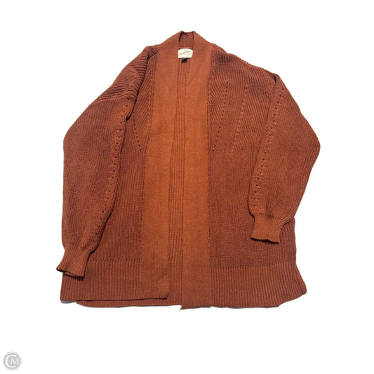 Sweater Cardigan By Universal Thread In Brown, Size: S