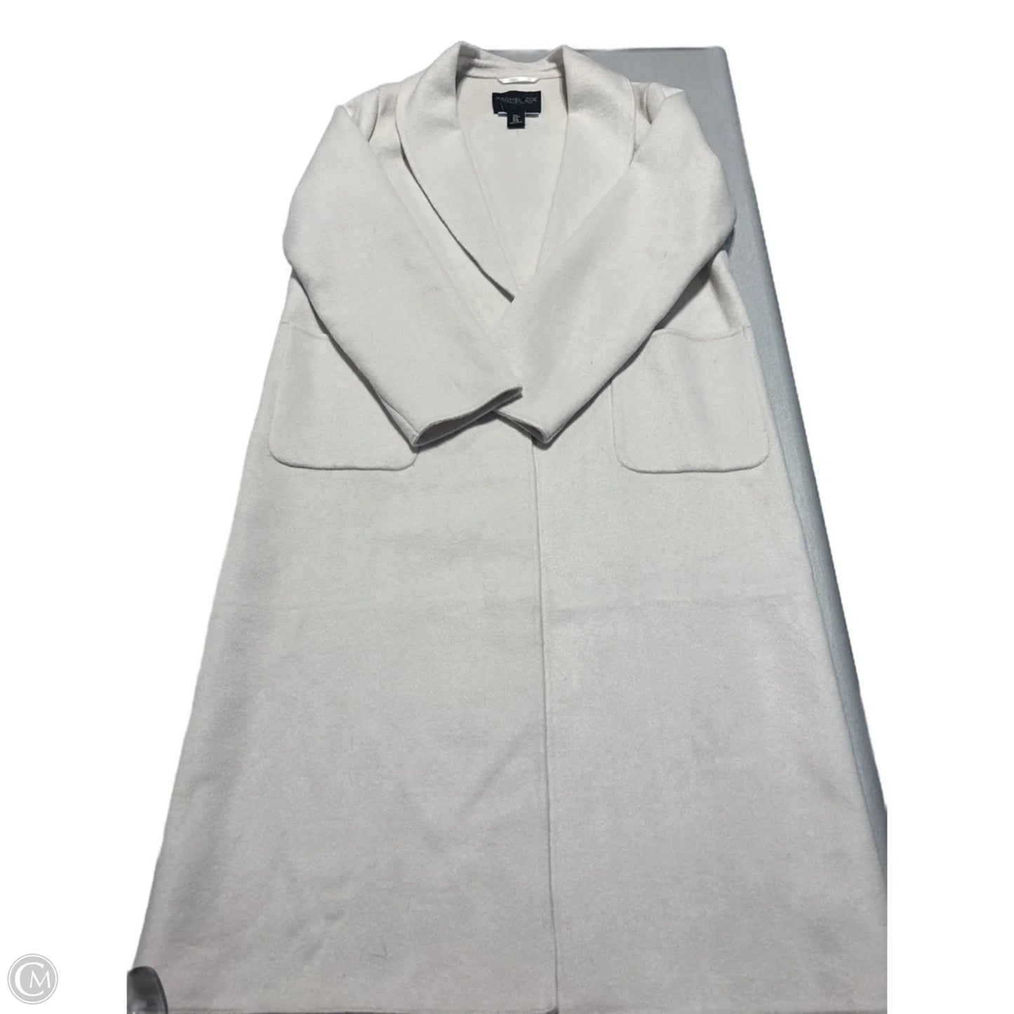 Coat Trench Coat By Rachel Zoe In White, Size: M
