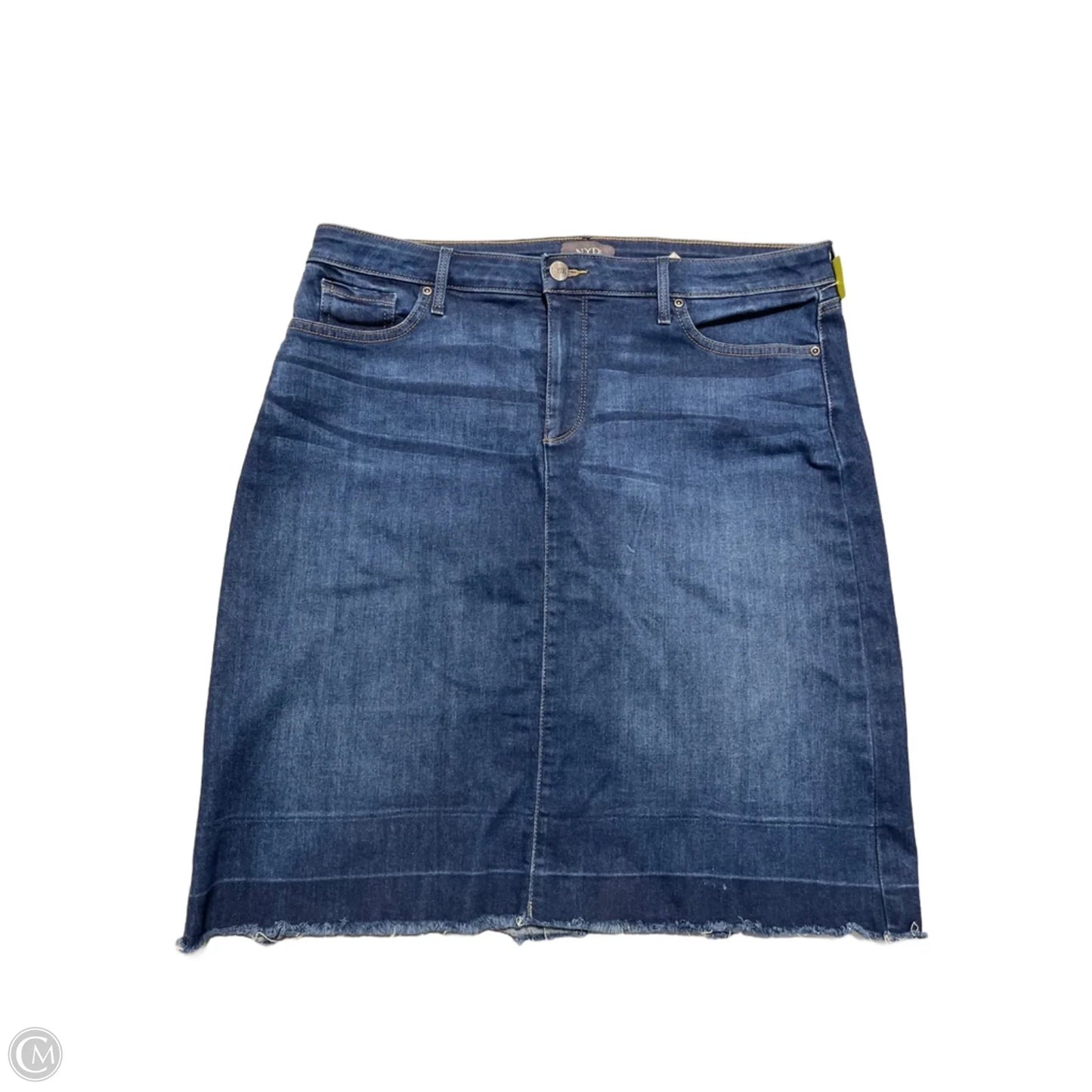Skirt Midi By Cmb In Blue Denim, Size: 12