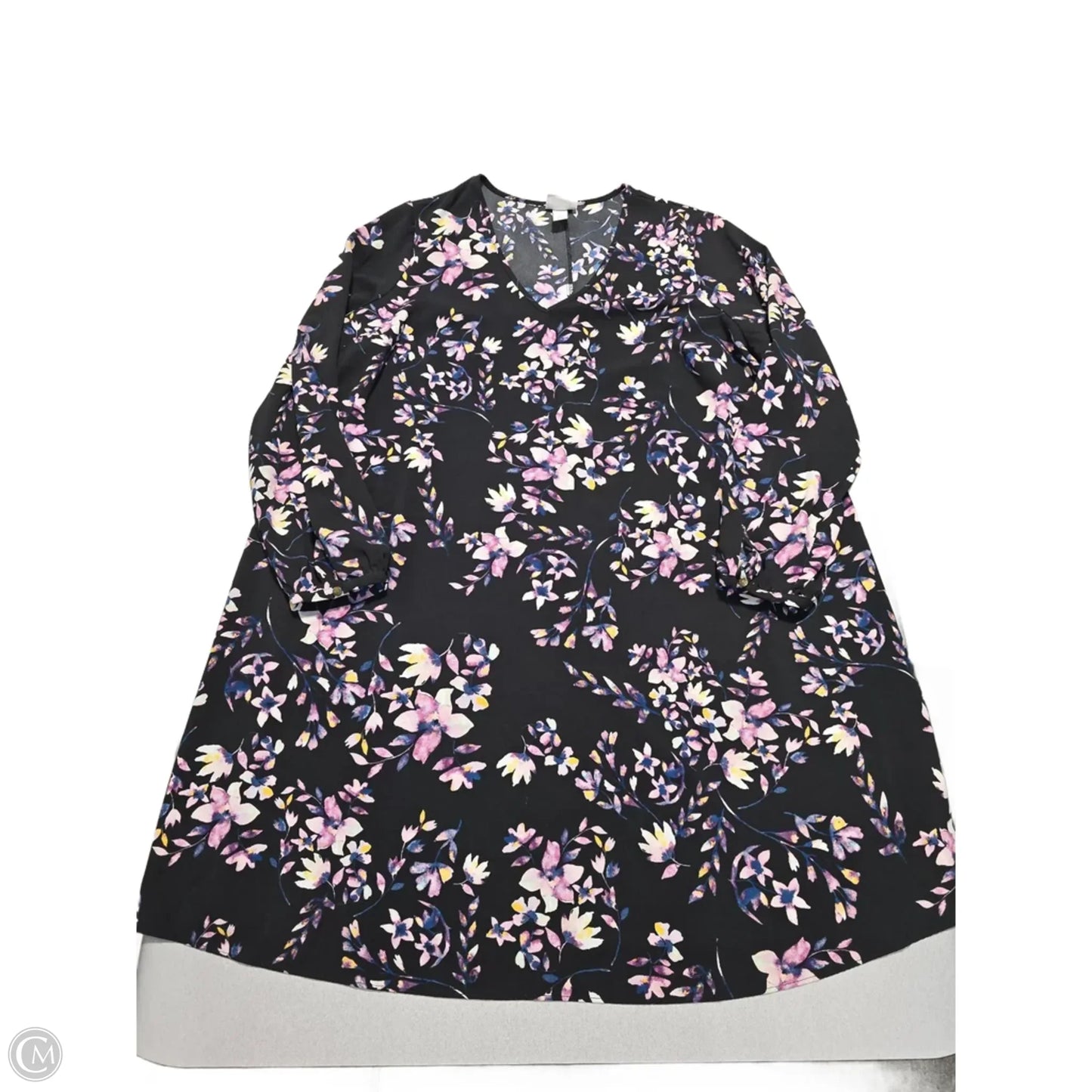 Dress Casual Midi By Ava & Viv In Black, Size: 1x
