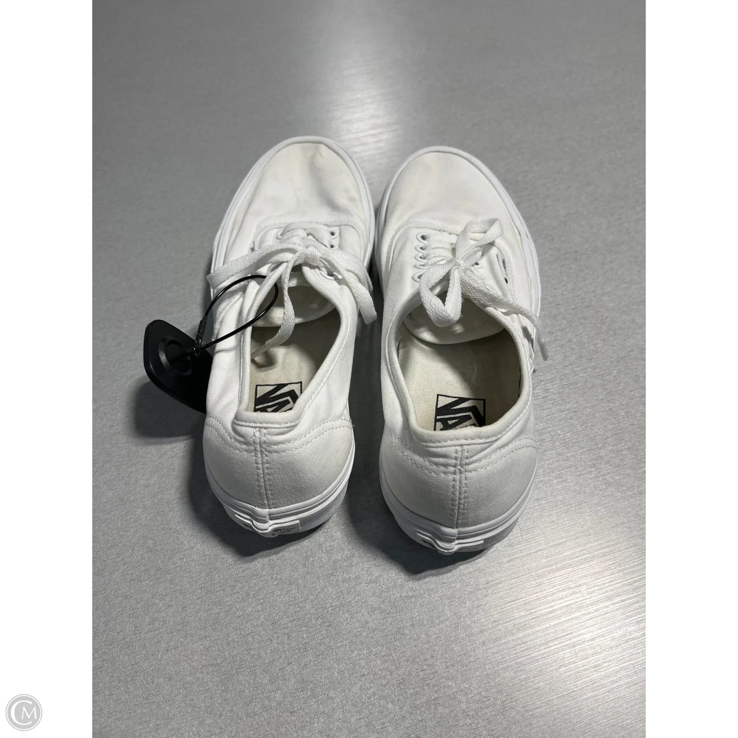 Shoes Flats By Vans In White, Size: 8
