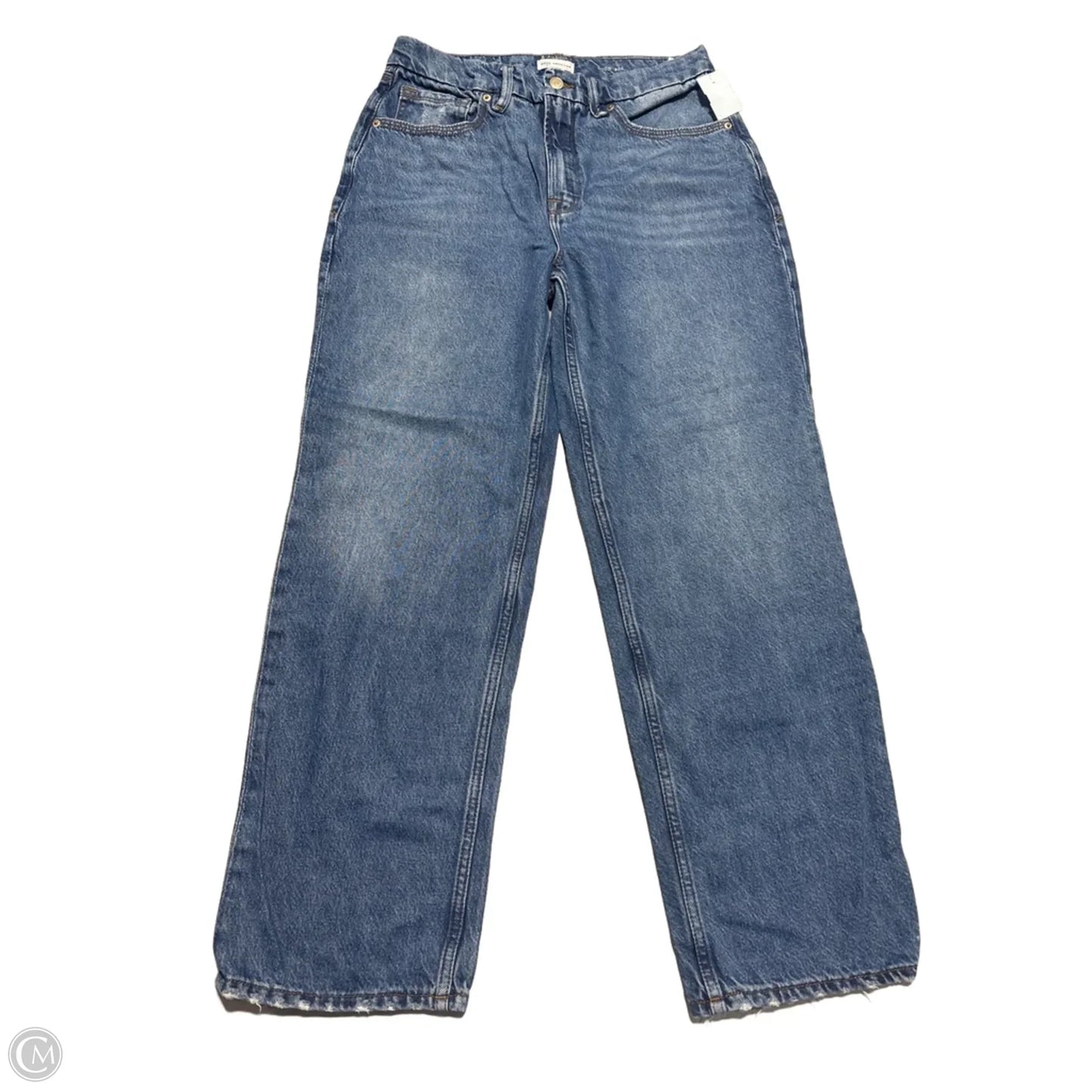 Jeans Straight By Good American In Blue Denim, Size: 6